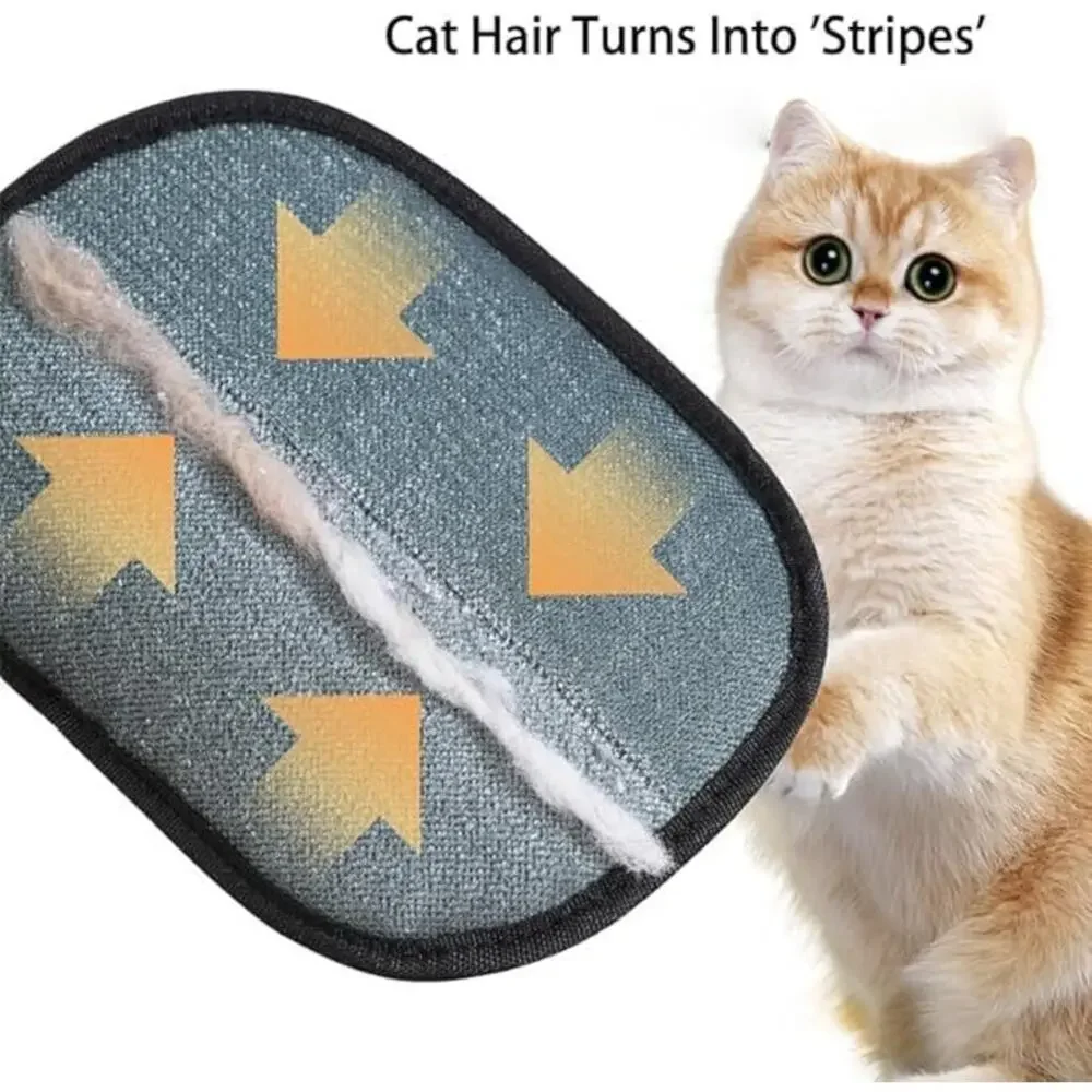 2 Pcs Reusable Pet Hair Remover Gloves, 2025 Cat Dog Grooming
